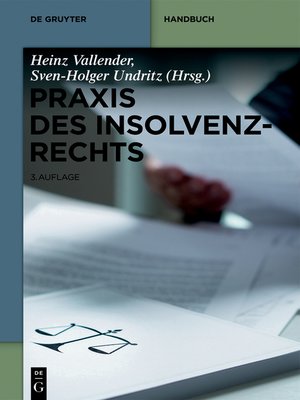 cover image of Praxis des Insolvenzrechts